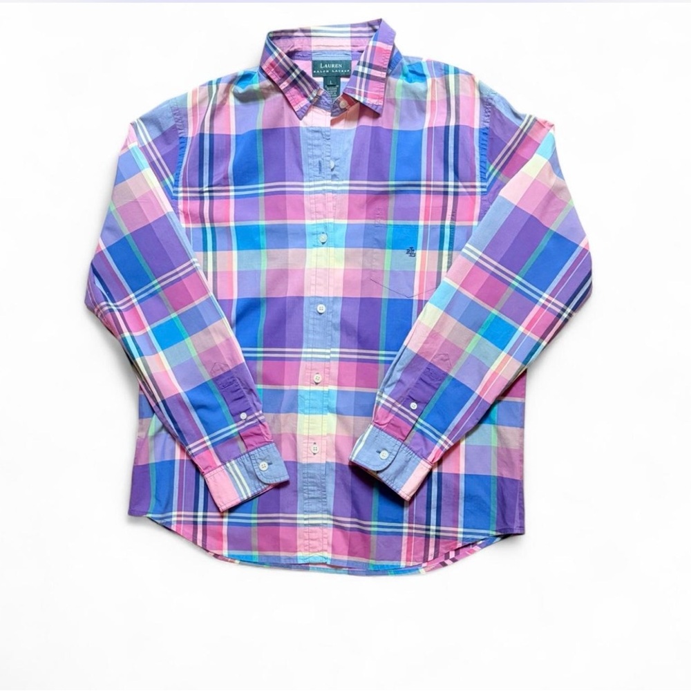 Ralph Lauren Multicolor Plaid Button Down Shirt